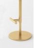 Aiden Bar Stool H65-80cm - Grey Velvet